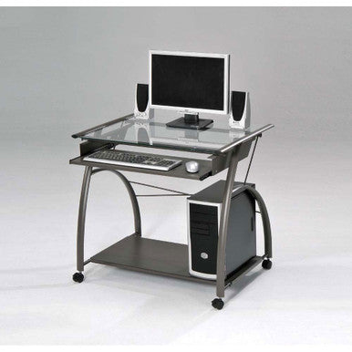 ACME 00118 Vincent Computer Desk, Pewter