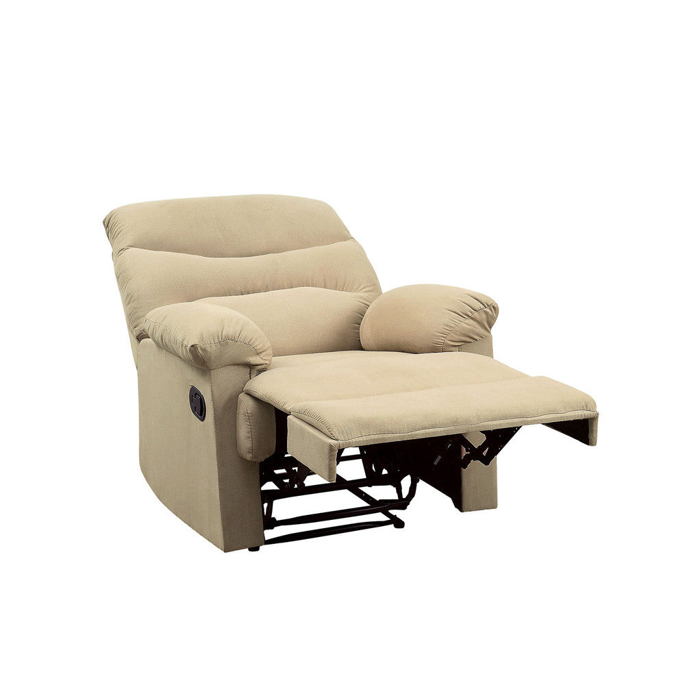 ACME 00626 Arcadia Recliner, Beige Microfiber