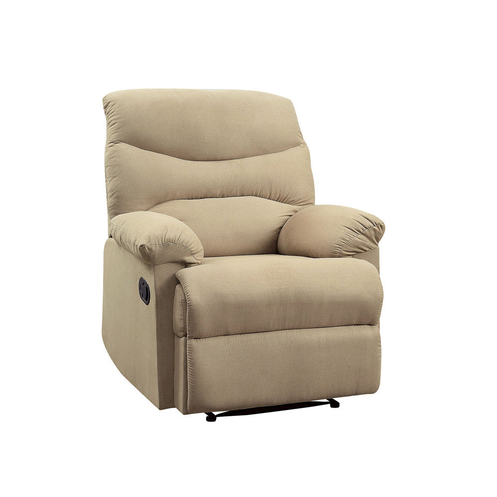 ACME 00626 Arcadia Recliner, Beige Microfiber