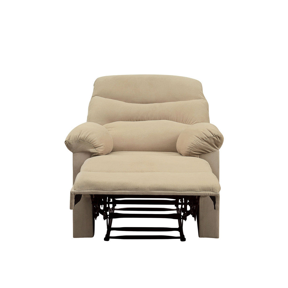 ACME 00626 Arcadia Recliner, Beige Microfiber