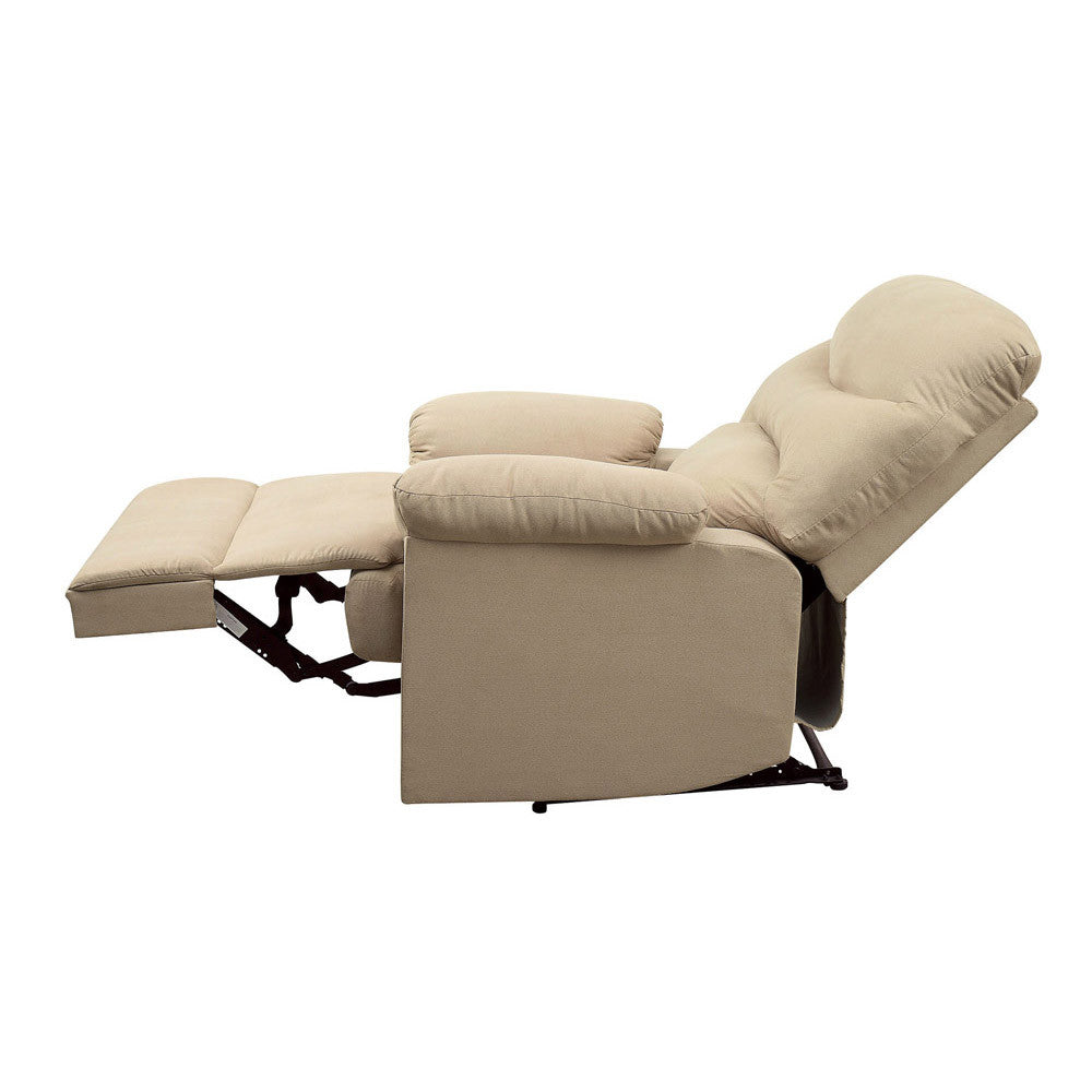 ACME 00626 Arcadia Recliner, Beige Microfiber