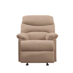 ACME 00634 Arcadia Glider Recliner, Light Brown Microfiber