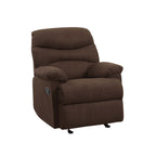 ACME 00635 Arcadia Glider Recliner, Chocolate Microfiber