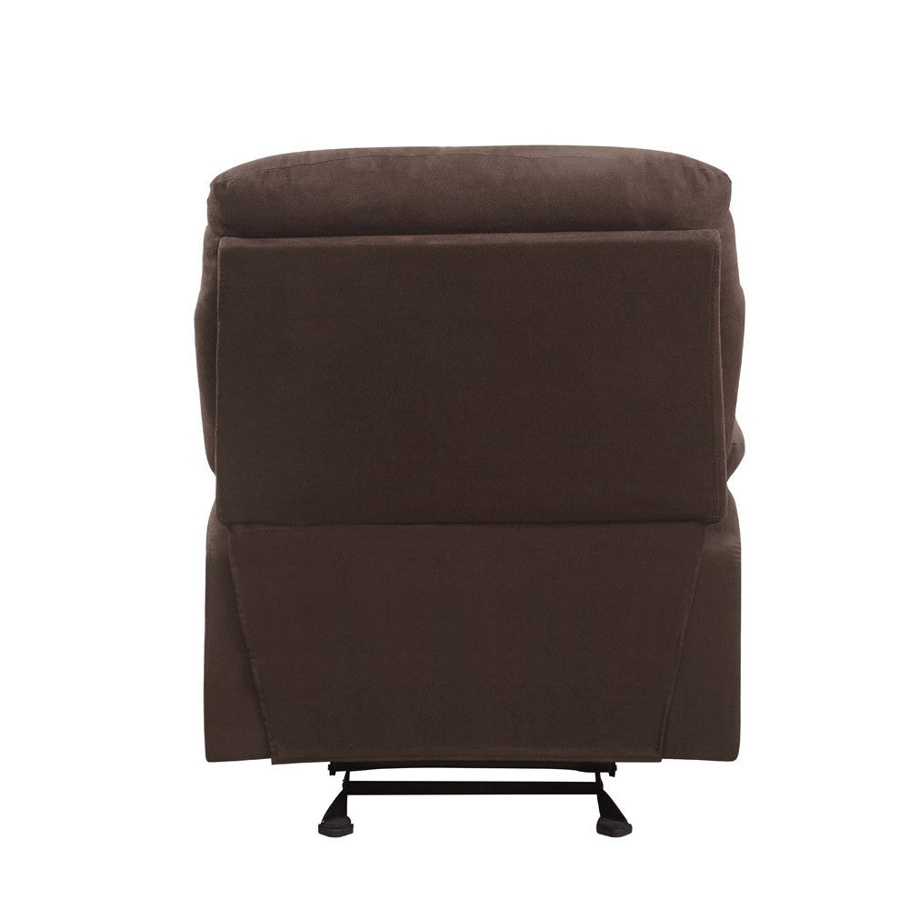 ACME 00635 Arcadia Glider Recliner, Chocolate Microfiber