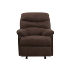 ACME 00635 Arcadia Glider Recliner, Chocolate Microfiber
