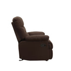 ACME 00635 Arcadia Glider Recliner, Chocolate Microfiber