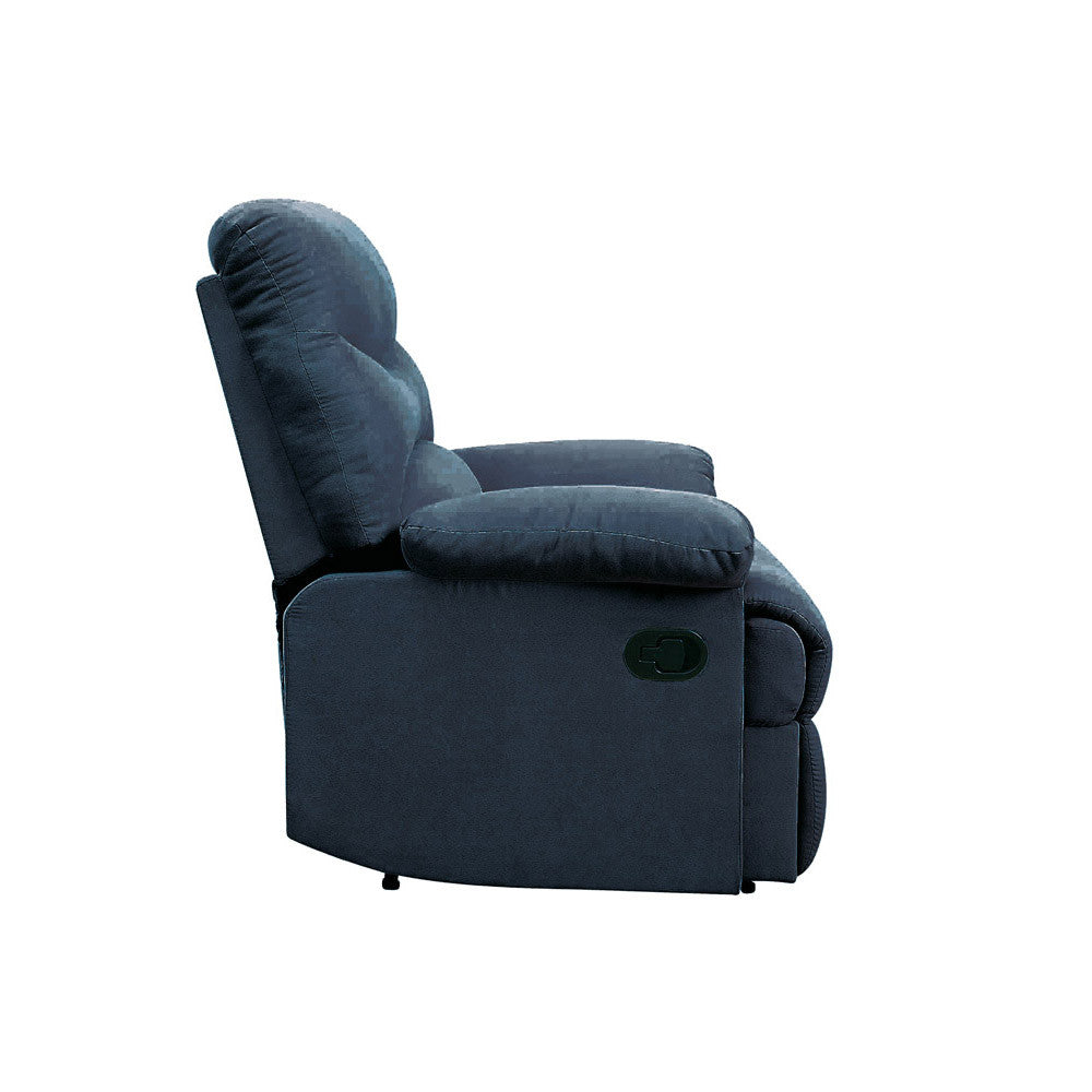 ACME 00700 Arcadia Recliner, Blue Fabric