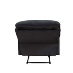 ACME 00701 Arcadia Recliner, Black Fabric
