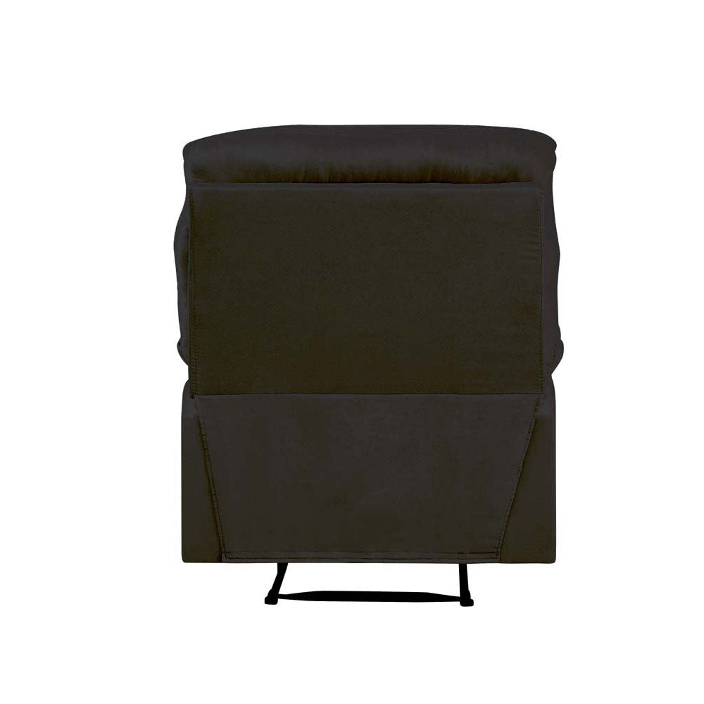 ACME 00701 Arcadia Recliner, Black Fabric