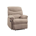 ACME 00702 Arcadia Recliner, Beige Fabric