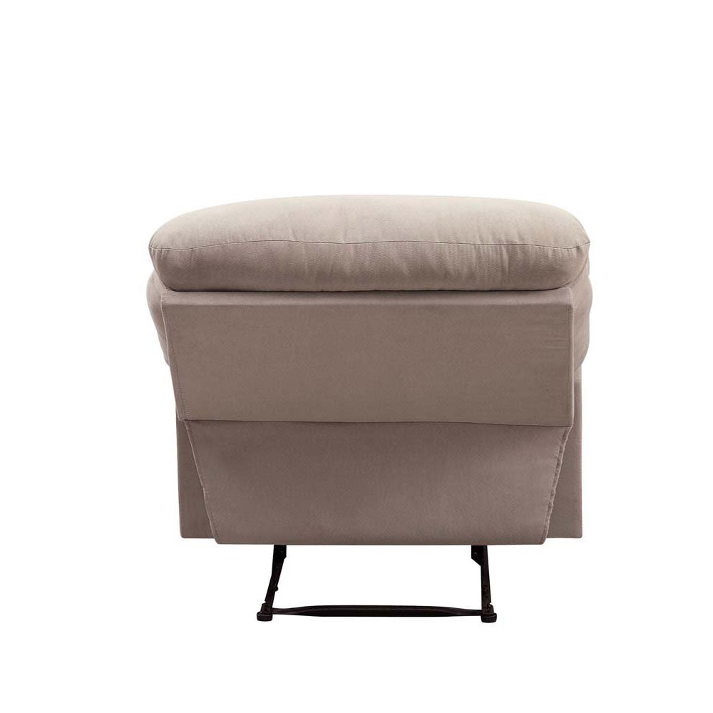 ACME 00702 Arcadia Recliner, Beige Fabric