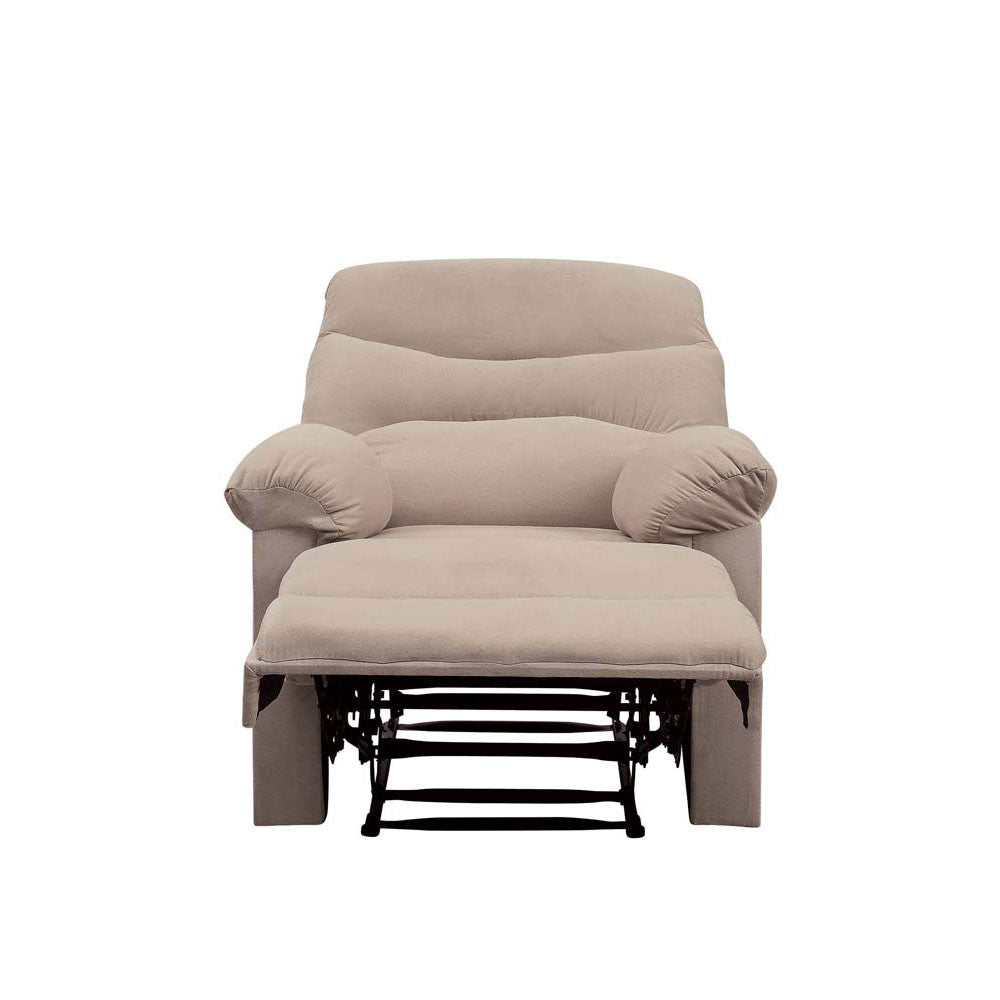 ACME 00702 Arcadia Recliner, Beige Fabric