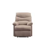 ACME 00702 Arcadia Recliner, Beige Fabric