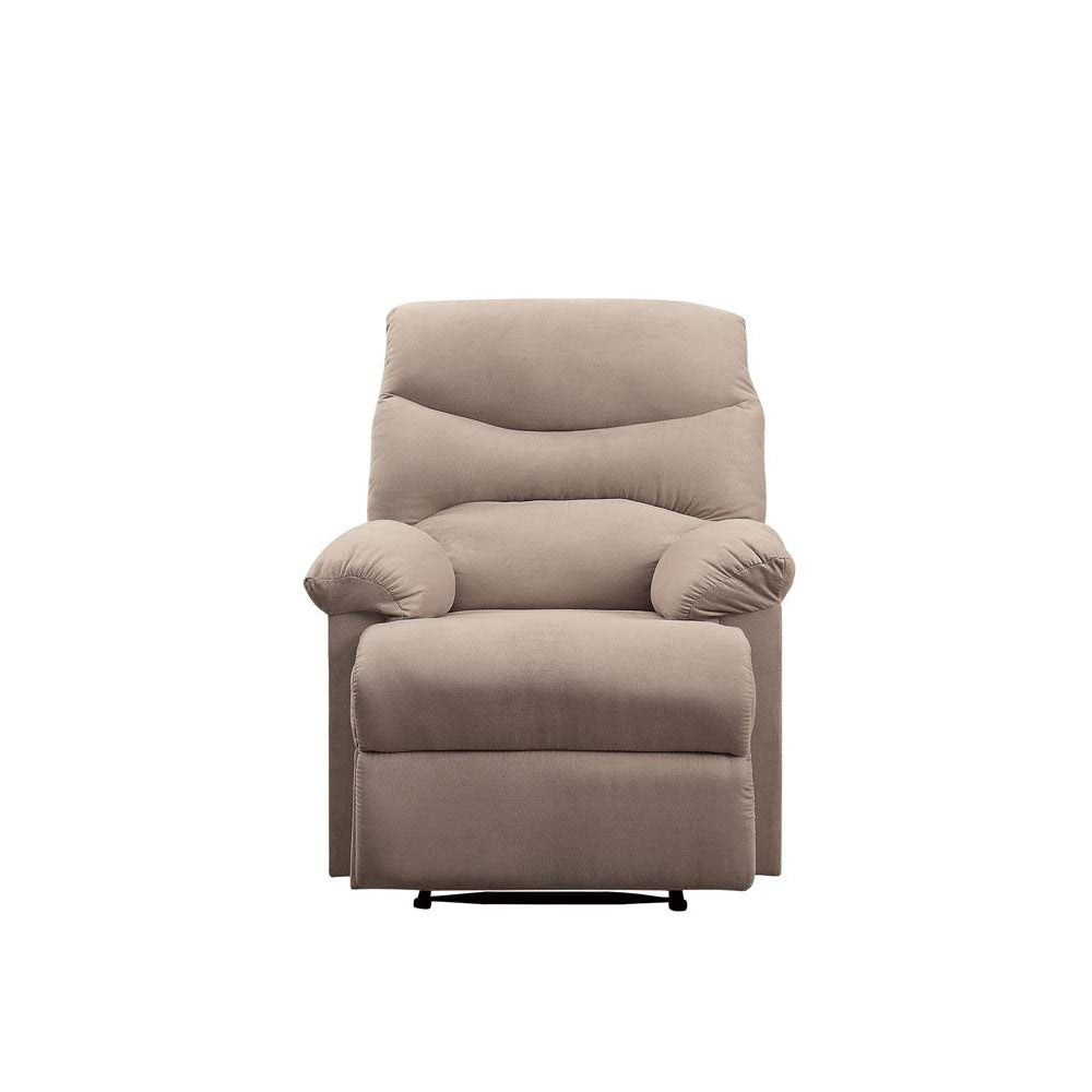 ACME 00702 Arcadia Recliner, Beige Fabric