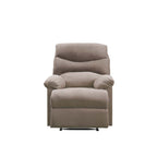 ACME 00703 Arcadia Recliner, Light Brown Fabric