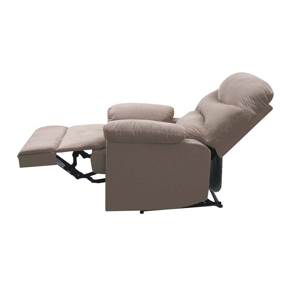 ACME 00703 Arcadia Recliner, Light Brown Fabric