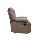 ACME 00703 Arcadia Recliner, Light Brown Fabric