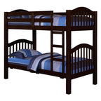 ACME 02554 Heartland Twin Bunk Bed, Espresso (1Set/2Ctn)
