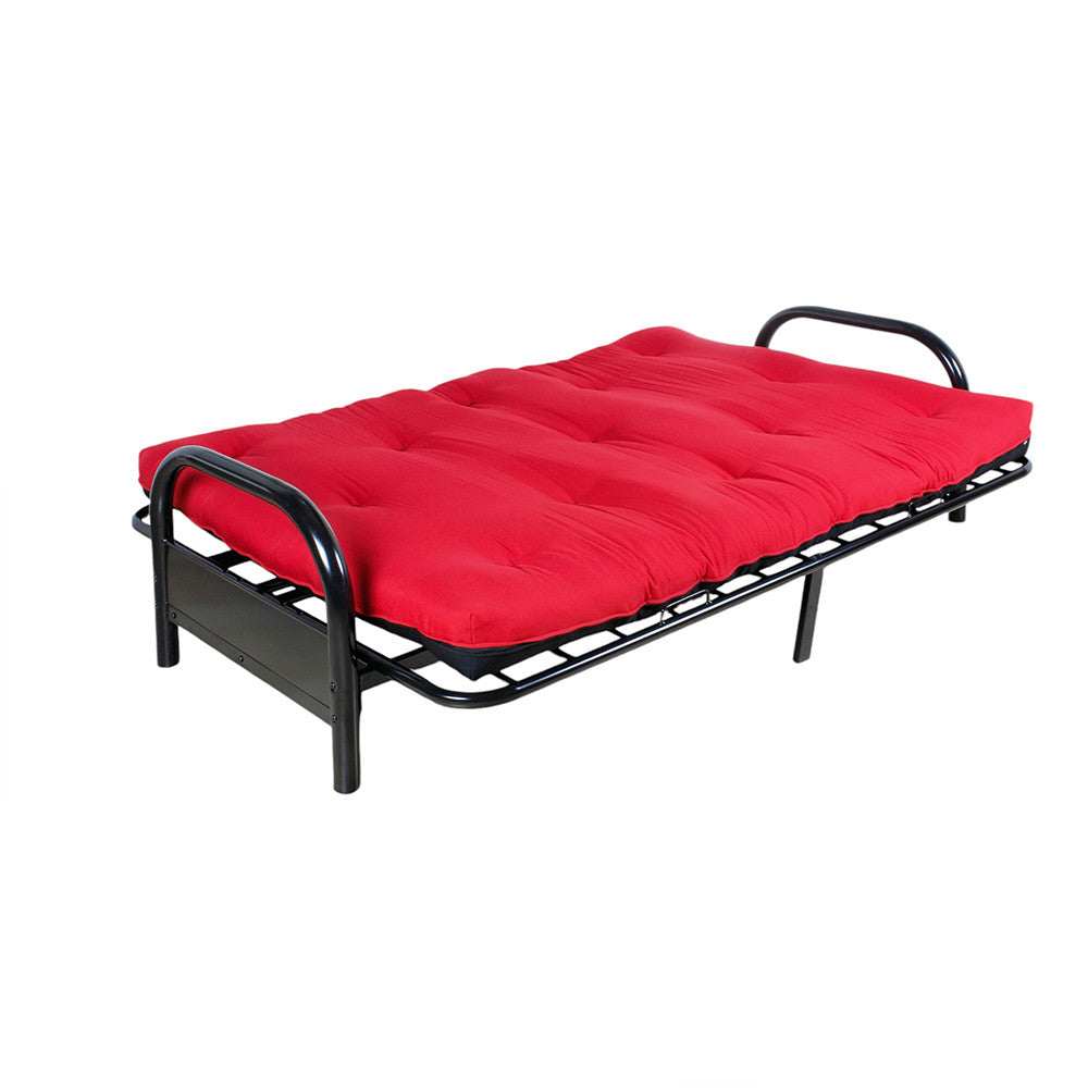 ACME 02806 Nabila Full Futon Mattress, 6"H, Red & Black