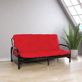 ACME 02812 Nabila Full Futon Mattress, 8"H, Red & Black
