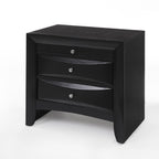 ACME 04163 Ireland Nightstand, Black