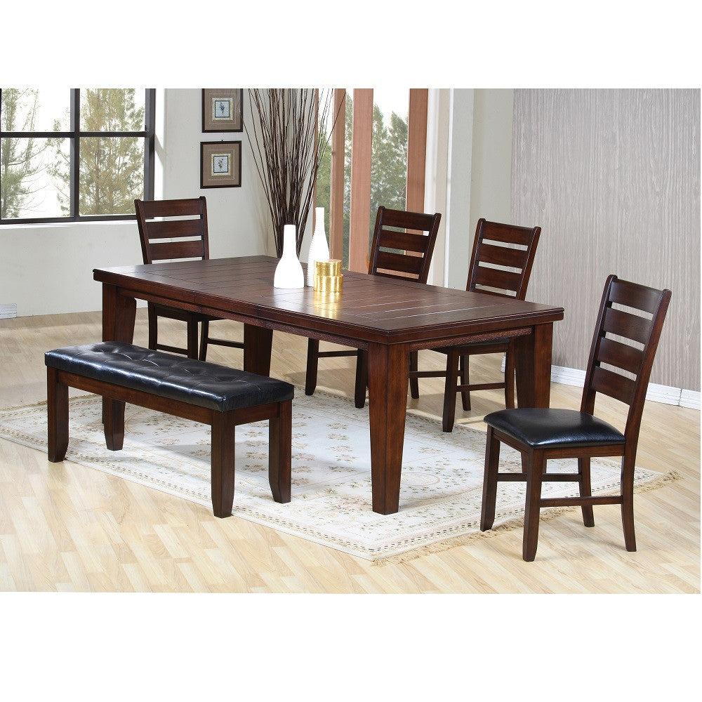 ACME 04620 Urbana Dining Table, Cherry  4