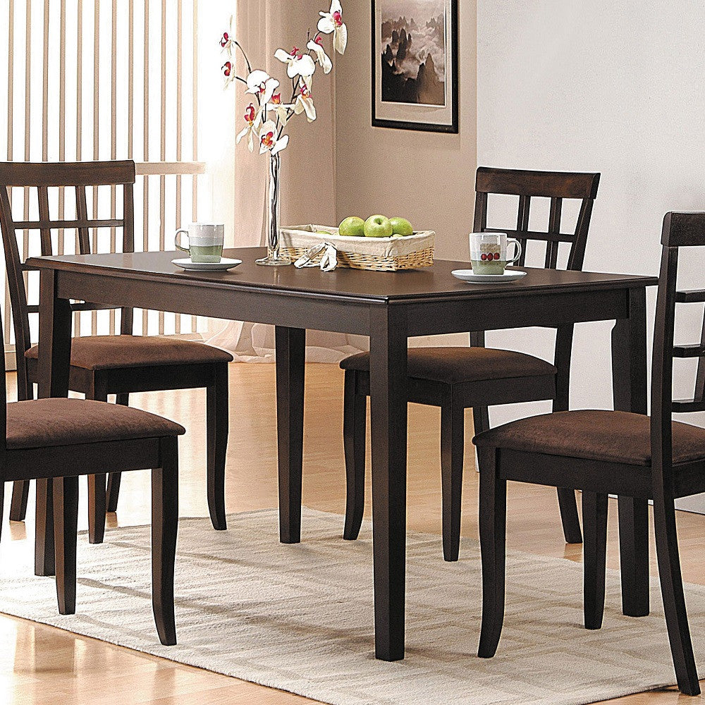ACME 06850 Cardiff Dining Table, Espresso