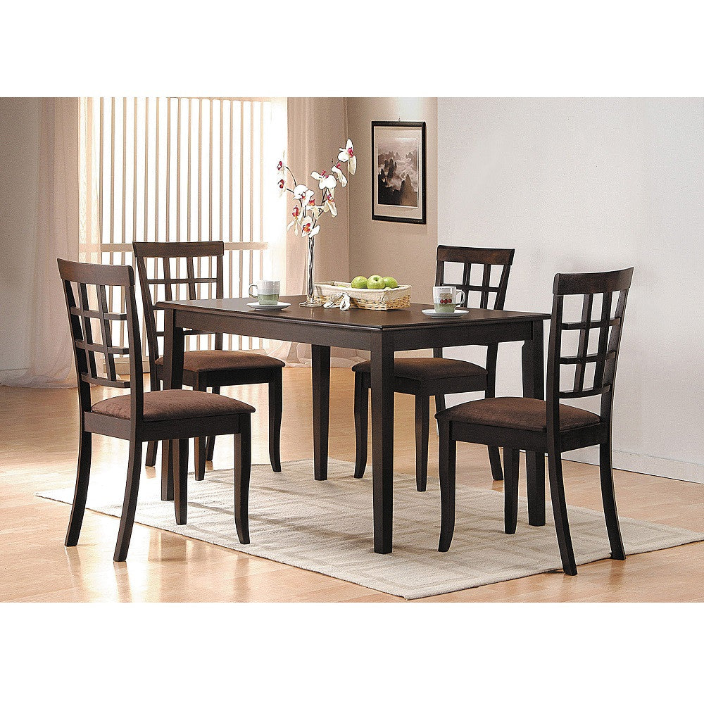 ACME 06850 Cardiff Dining Table, Espresso