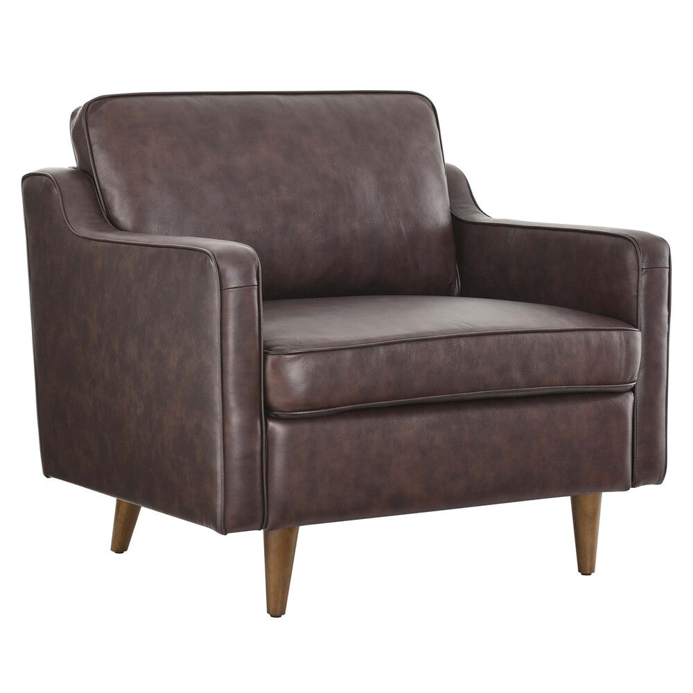 Modway EEI-5555 Impart Genuine Leather Armchair