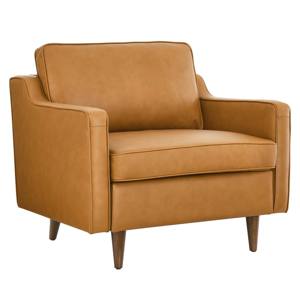 Modway EEI-5555 Impart Genuine Leather Armchair