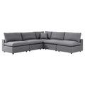Modway EEI-5588 Commix 5-Piece Sunbrella&reg; Outdoor Patio Sectional Sofa