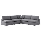 Modway EEI-5588 Commix 5-Piece Sunbrella&reg; Outdoor Patio Sectional Sofa