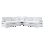 Modway EEI-5588 Commix 5-Piece Sunbrella&reg; Outdoor Patio Sectional Sofa