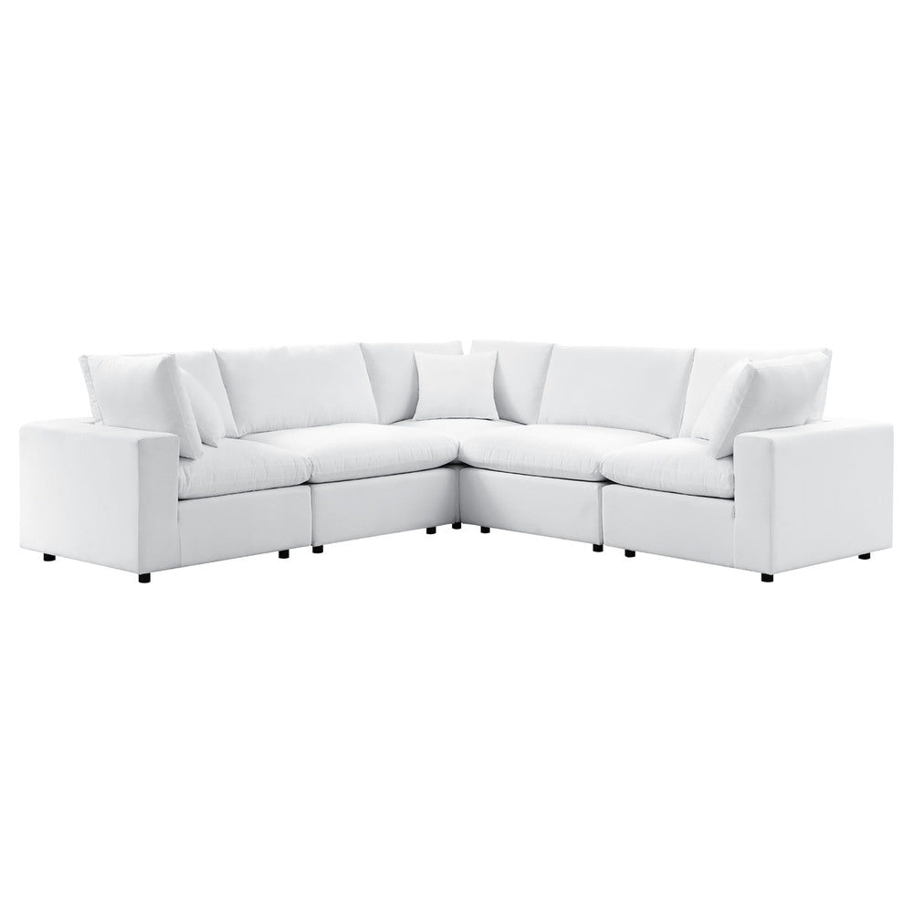 Modway EEI-5590 Commix 5-Piece Sunbrella&reg; Outdoor Patio Sectional Sofa
