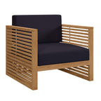 Modway EEI-5606 Carlsbad Teak Wood Outdoor Patio Armchair