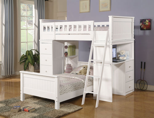 ACME 10978W Willoughby White Twin Bed -Ista 3A