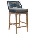 Modway EEI-5746 Wellspring Outdoor Patio Teak Wood Bar Stool