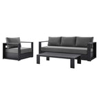 Modway EEI-5748 Tahoe 3-Piece Outdoor Patio Powder-Coated Aluminum Set