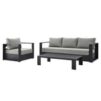 Modway EEI-5748 Tahoe 3-Piece Outdoor Patio Powder-Coated Aluminum Set