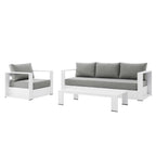Modway EEI-5748 Tahoe 3-Piece Outdoor Patio Powder-Coated Aluminum Set