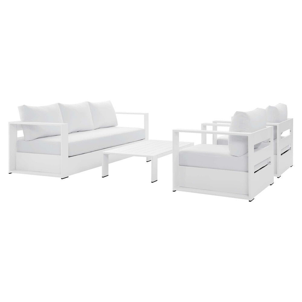 Modway EEI-5749 Tahoe 4-Piece Outdoor Patio Powder-Coated Aluminum Set