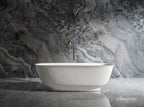 Fiore 67" B X 29.5" D Freestanding Solid Surface Bathtub