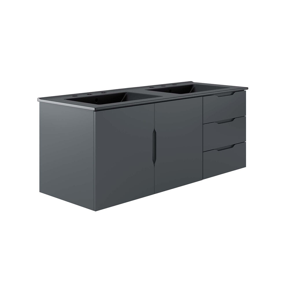 Modway EEI-5785 Vitality 48" Double Sink Bathroom Vanity
