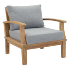 Modway EEI-1143 Marina Outdoor Patio Teak Armchair