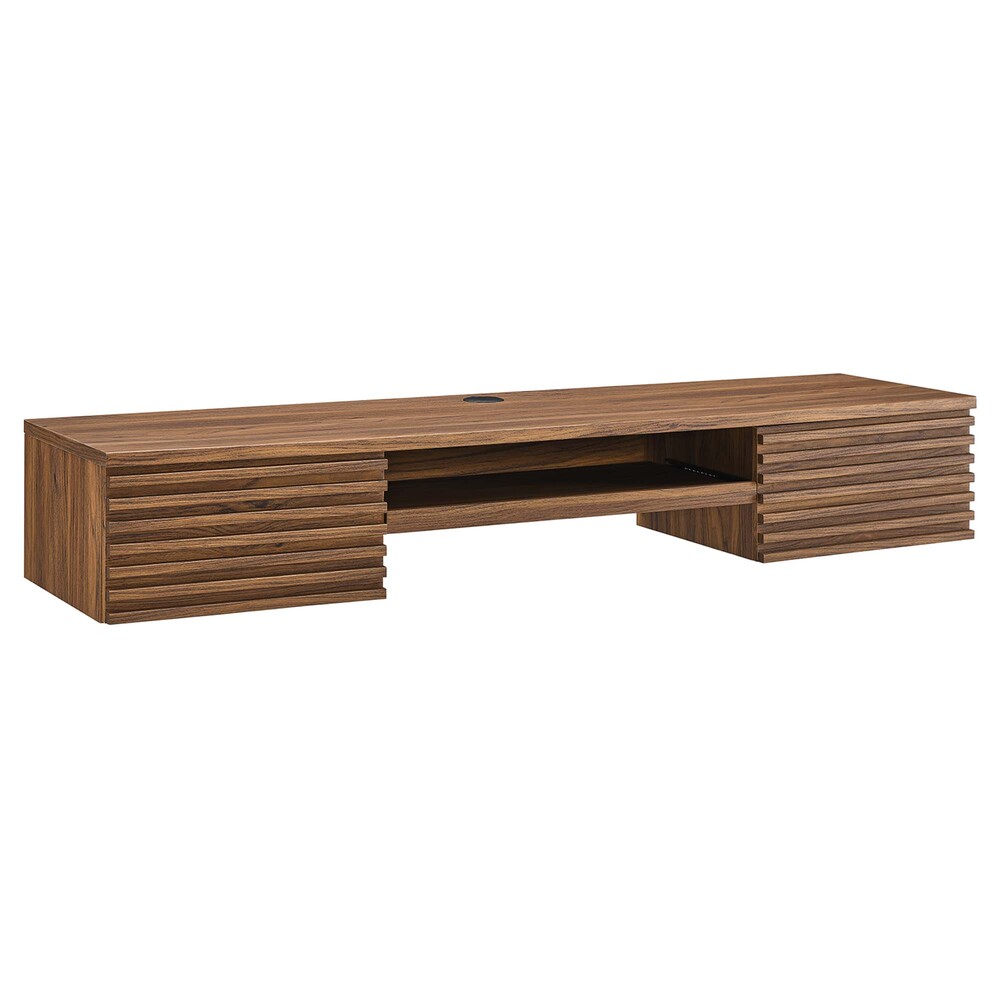 Modway EEI-5865 Render Wall Mount Wood Office Desk