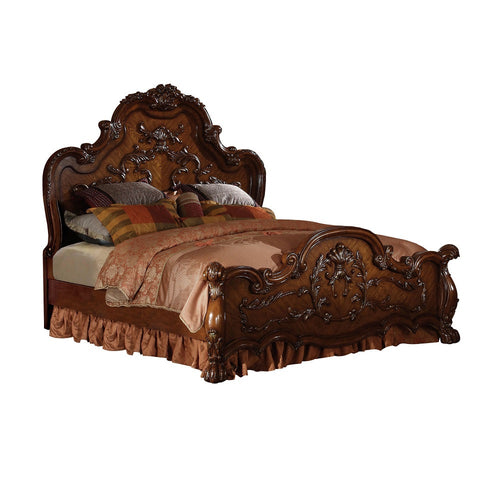 ACME 12140Q Dresden Queen Bed, Cherry Oak (1Set/3Ctn)