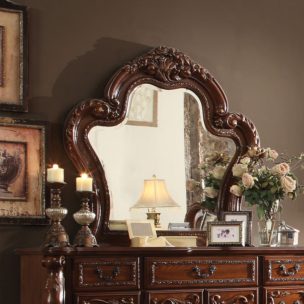 ACME 12144 Dresden Mirror, Cherry Oak