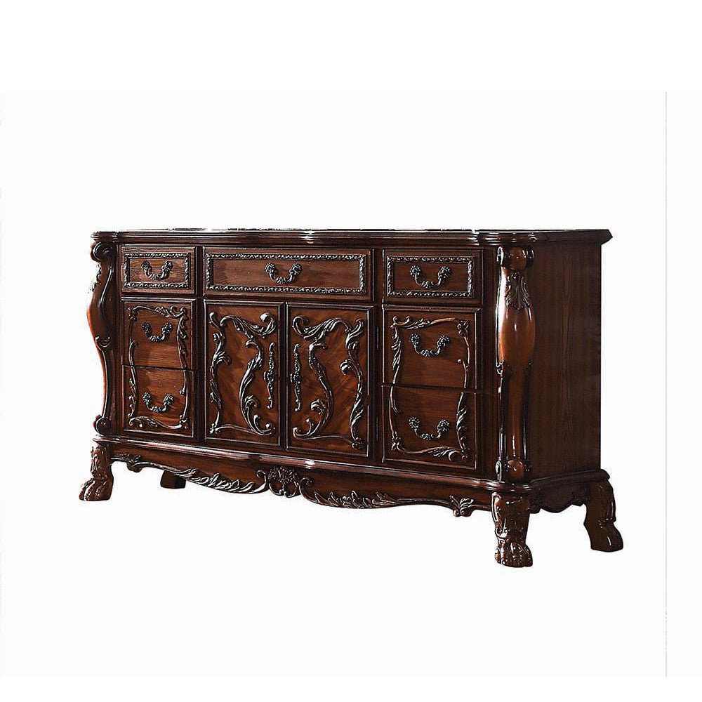 ACME 12145 Dresden Dresser/Server, Cherry Oak