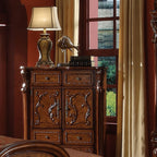 ACME 12146 Dresden Chest, Cherry Oak