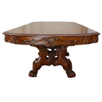 ACME 12150 Dresden Dining Table with Trestle Pedestal, Cherry Oak (1Set/2Ctn)